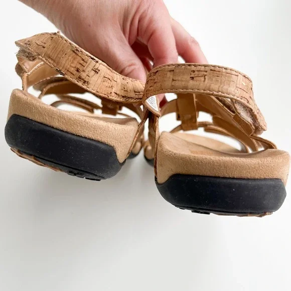 Vionic Amber Sandal Tan Cork Womens 6 - Picture 8 of 9